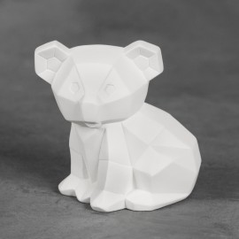 Ceramic Bisque Koala Facetini - Case of 6 Ceramic Bisque Koala Facetini - Case of 6